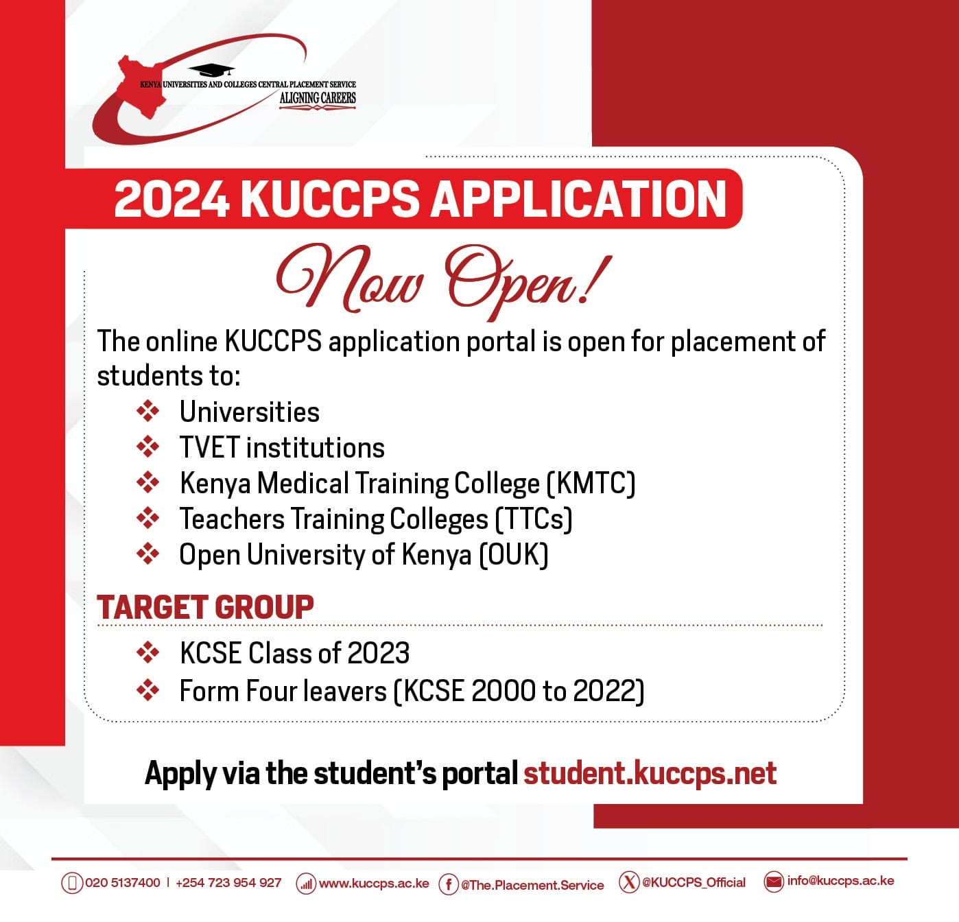 Koitaleel Samoei University College: KUCCPS Help Desk at Mosoriot Campus…